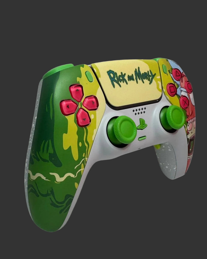 PS5 Controller Spezial Design Rick and Morty