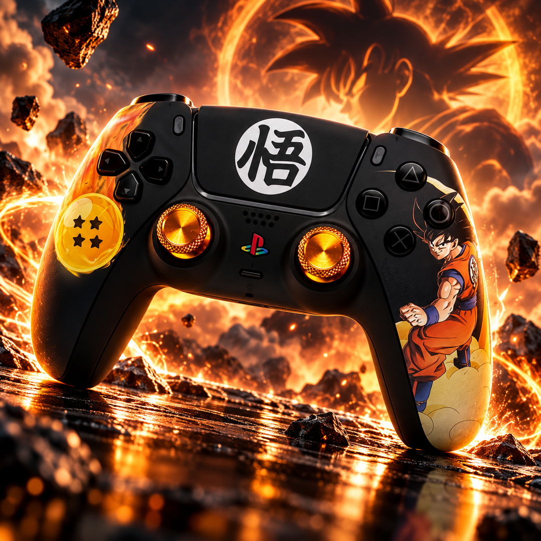 PS5 Custom Controller Dragon Warrior | TMR &amp; Smart Trigger
