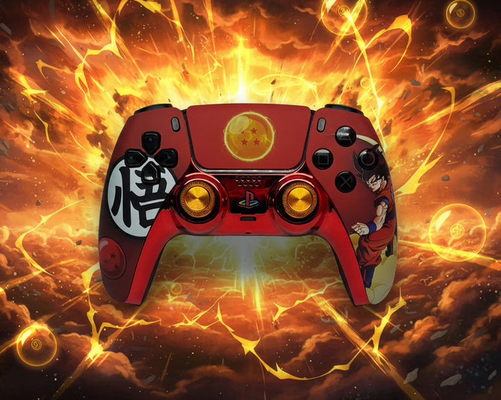 PS5 Controller im Dragon Ball  Design / FPS