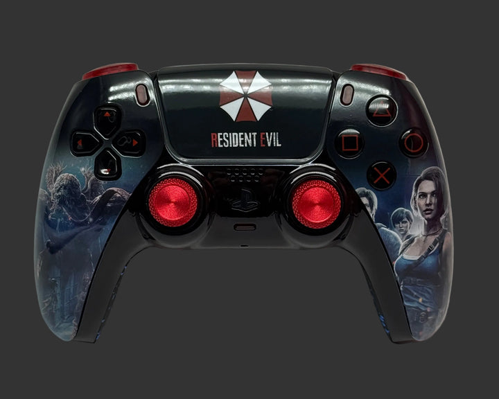 PS5 Controller im Resident Evil Design / FPS