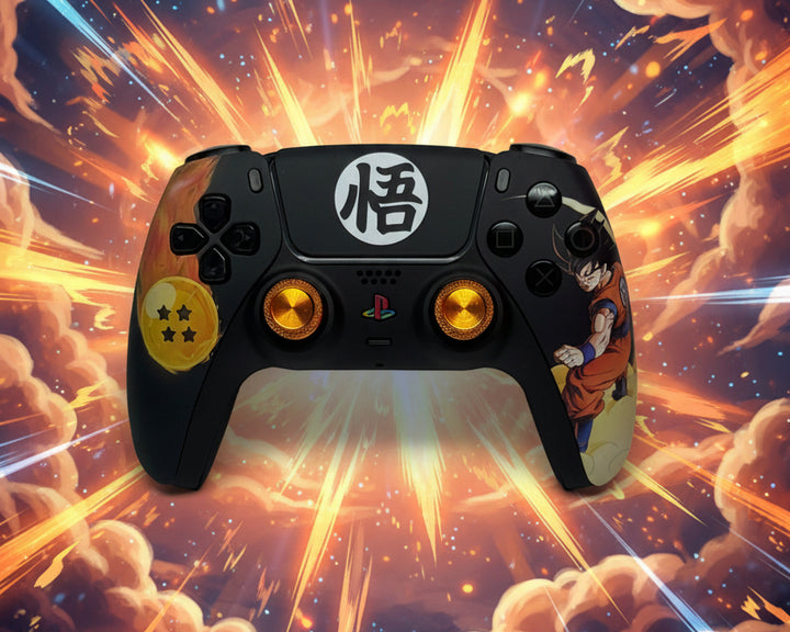 PS5 Controller im Dragon Ball Black Design / FPS