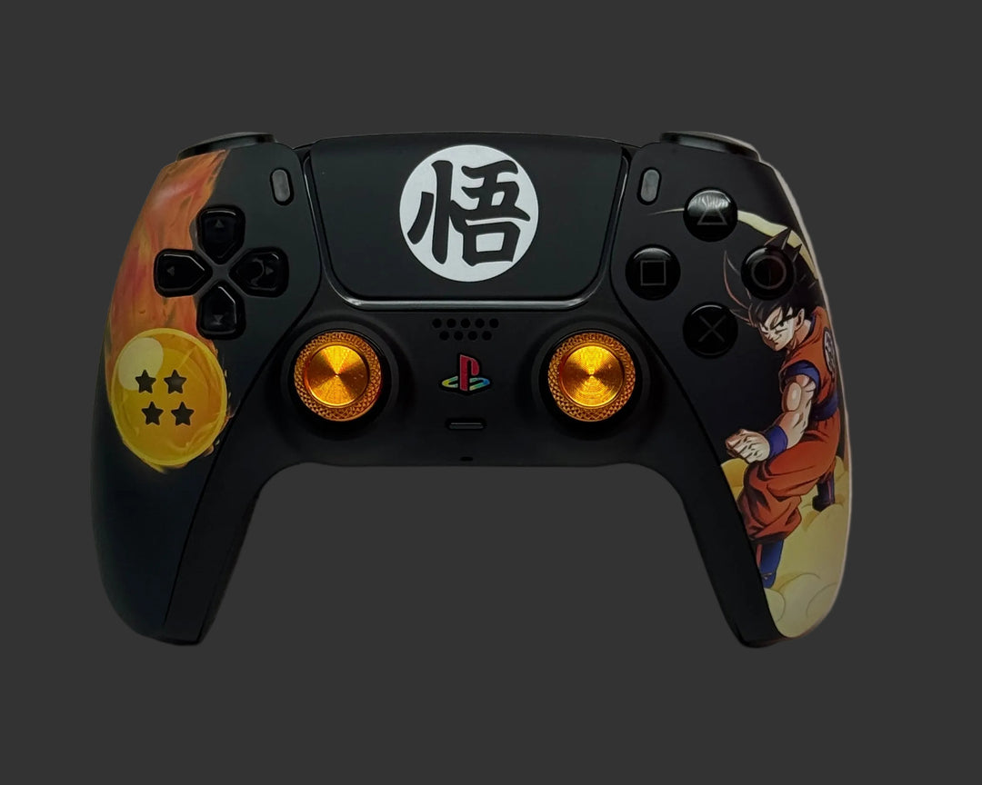 PS5 Controller im Dragon Ball Black Design / FPS