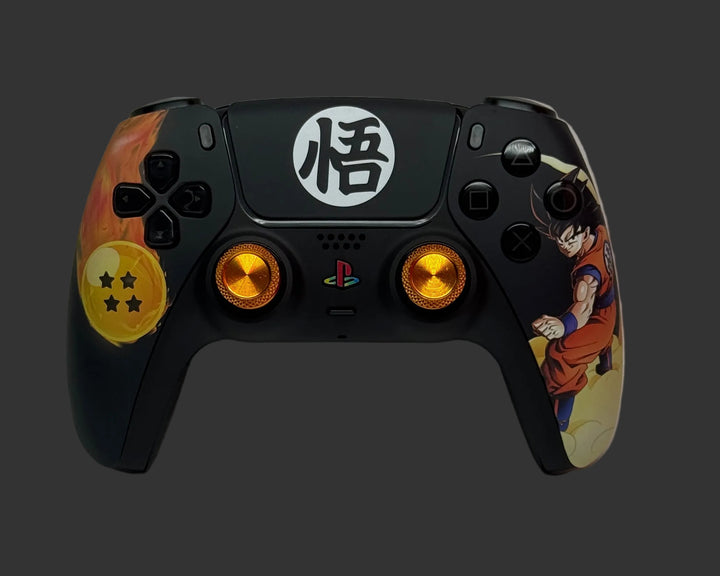 PS5 Controller im Dragon Ball Black Design / FPS