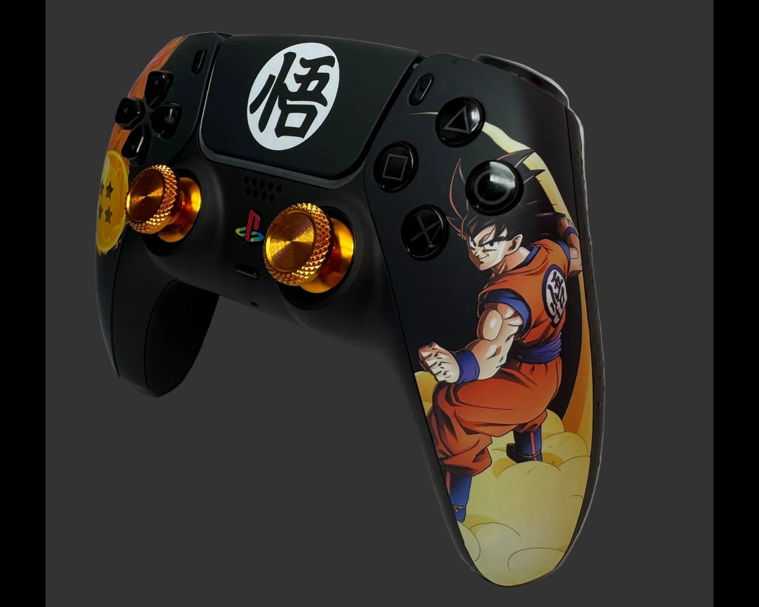 PS5 Controller im Dragon Ball Black Design / FPS