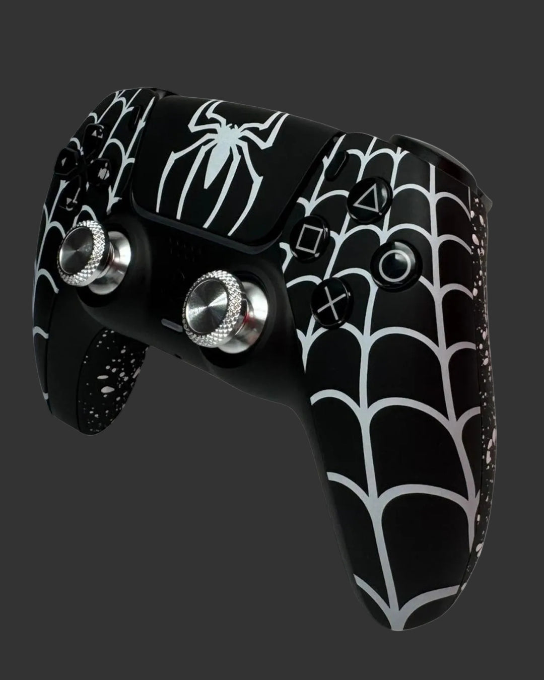 PS5 Controller Spezial Design Black Spider / FPS