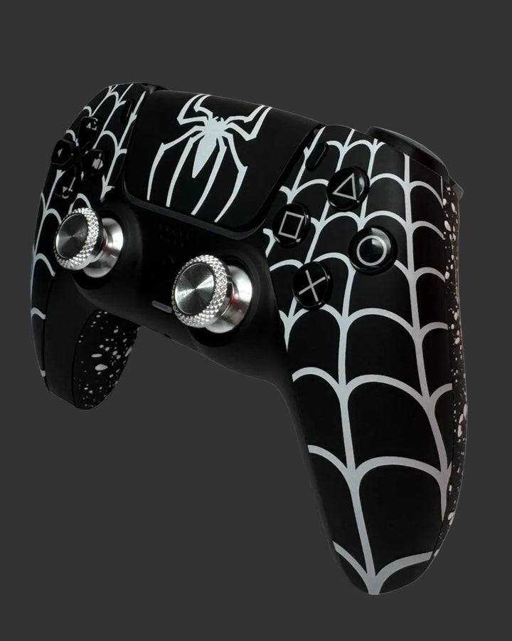 PS5 Controller Spezial Design Black Spider / FPS