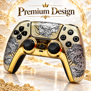 Golden Dragon Ultra Edition – Premium Custom Controller | TMR-Sticks | 4 Paddles | Smart Trigger | 2000 mAh