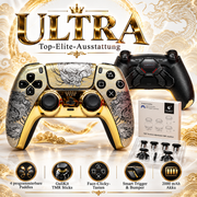 Golden Dragon Ultra Edition – Premium Custom Controller | TMR-Sticks | 4 Paddles | Smart Trigger | 2000 mAh