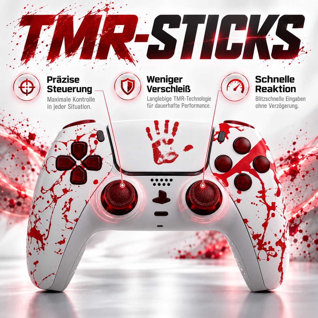 Crimson Mark – Custom Controller mit TMR Sticks &amp; Smart Trigger