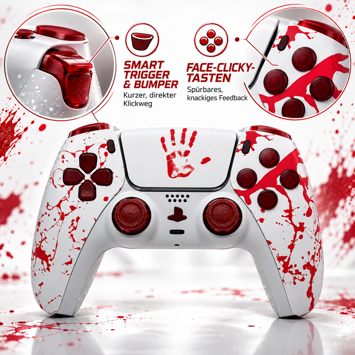 Crimson Mark – Custom Controller mit TMR Sticks &amp; Smart Trigger