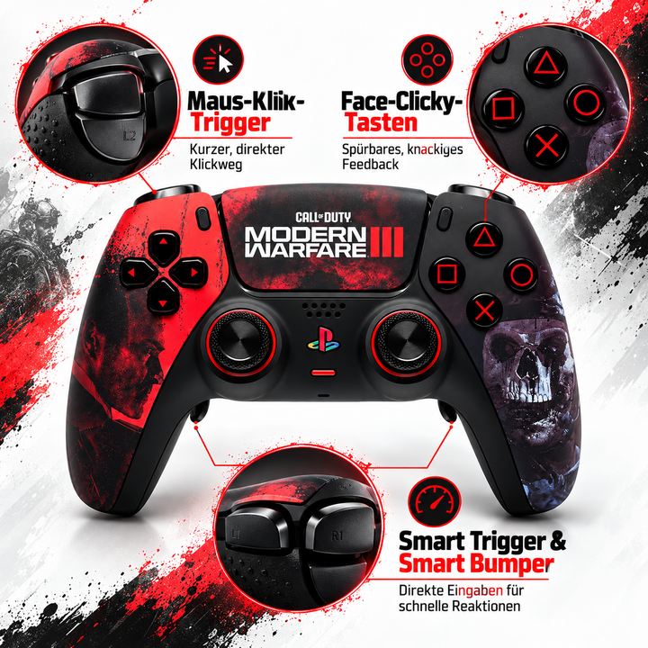 Crimson Ops – Custom Controller mit TMR Sticks &amp; Smart Trigger