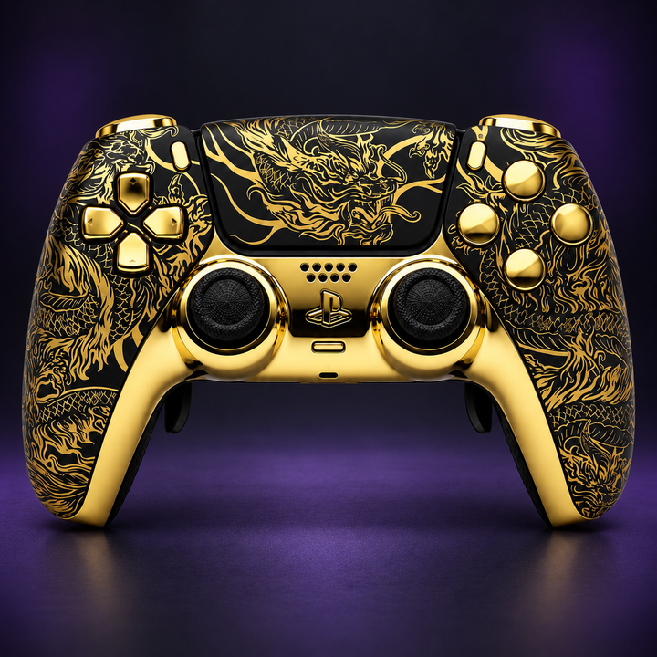 Golden Dragon Elite – Custom Controller mit TMR-Sticks, Smart Trigger &amp; Face Clicky