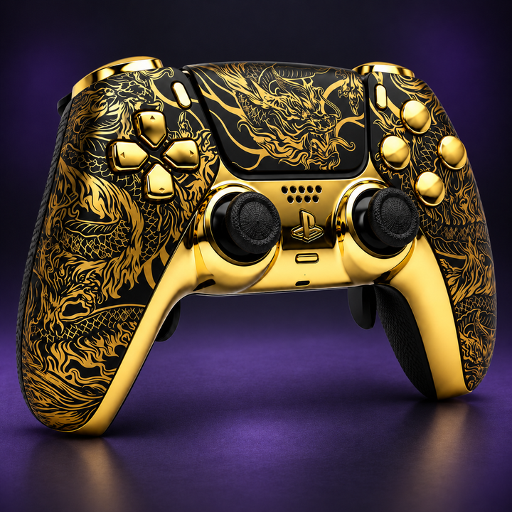 Golden Dragon Elite – Custom Controller mit TMR-Sticks, Smart Trigger &amp; Face Clicky