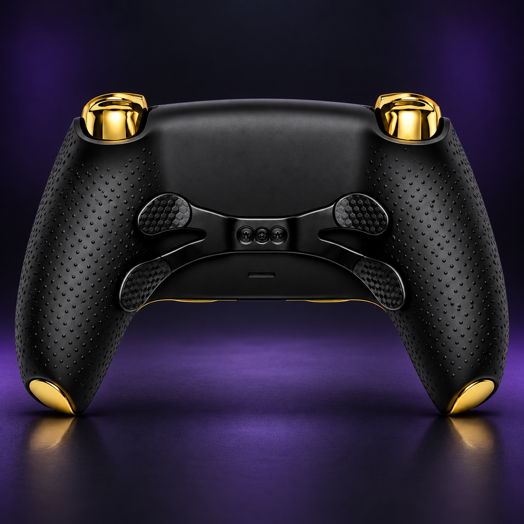 PS5 Custom Controller Golden Dragon TMR Sticks Smart Trigger Clicky Gaming