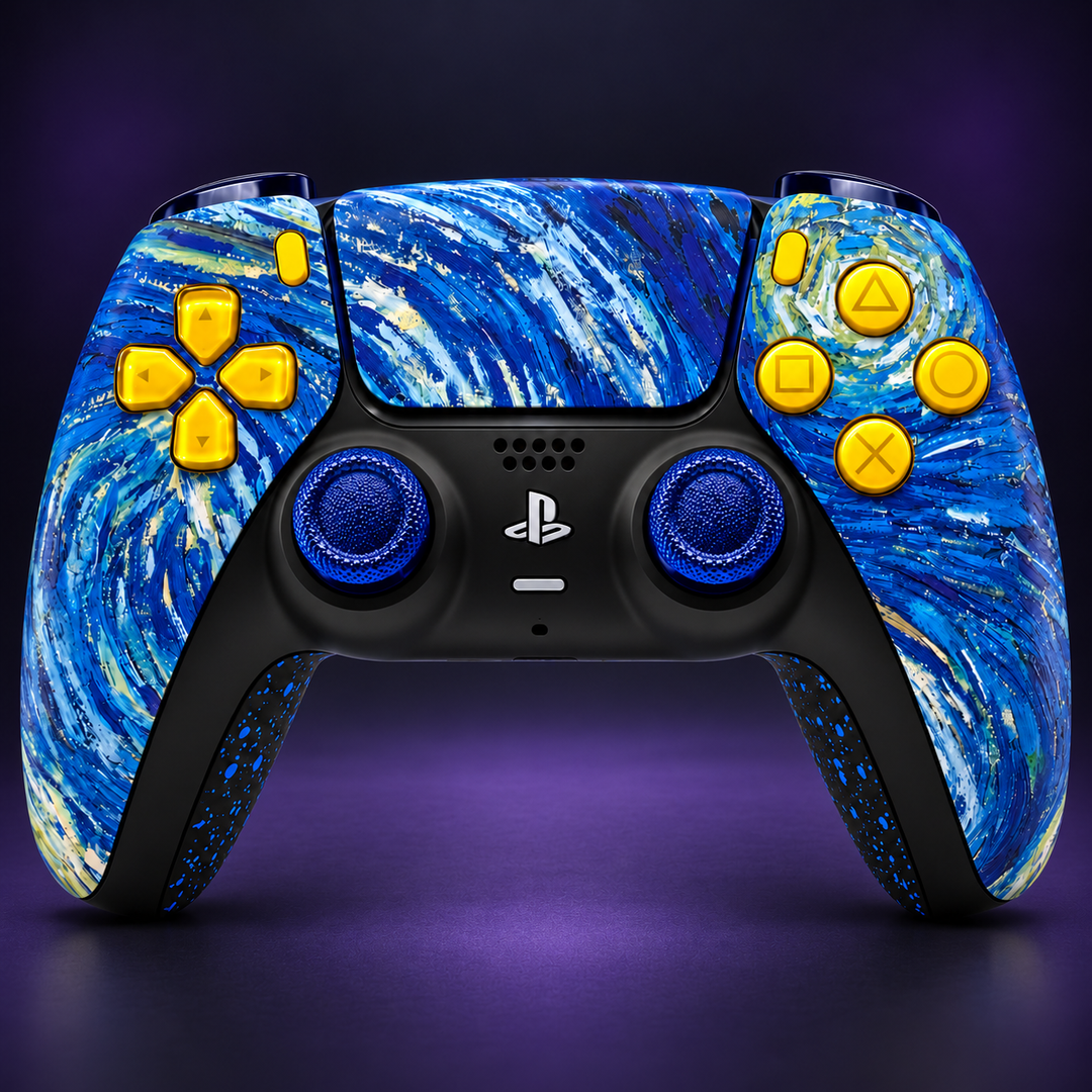 Azure Vortex Custom Controller | TMR Sticks | Smart Trigger | Face Clicky