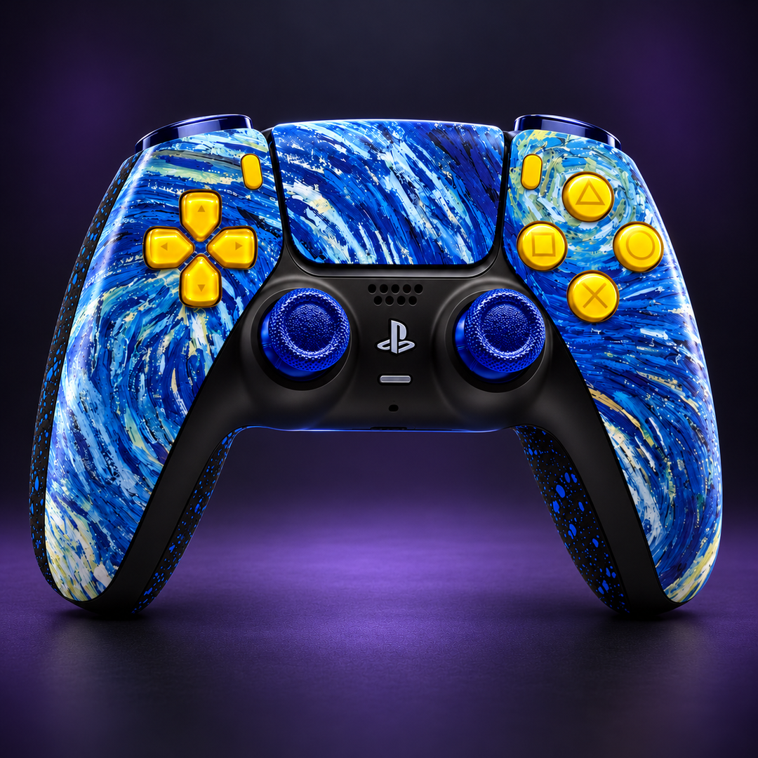 Azure Vortex Custom Controller | TMR Sticks | Smart Trigger | Face Clicky