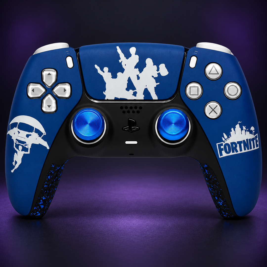 PS5 Controller Blue Strike Custom Controller | TMR Sticks | Smart Trigger | Face Clicky