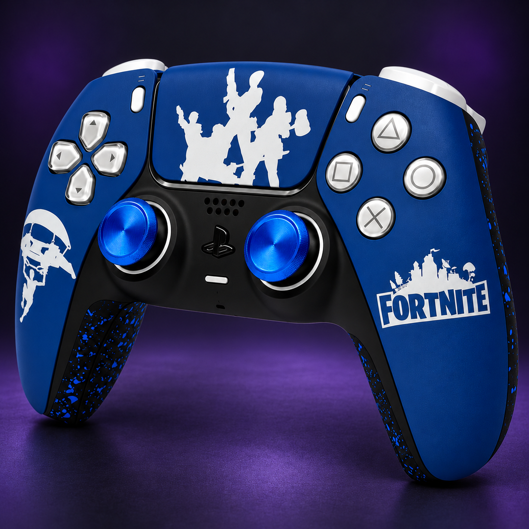 PS5 Controller Blue Strike Custom Controller | TMR Sticks | Smart Trigger | Face Clicky