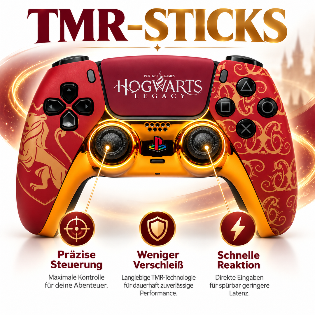 Crimson Crest – Custom Controller mit TMR Sticks &amp; Smart Trigger