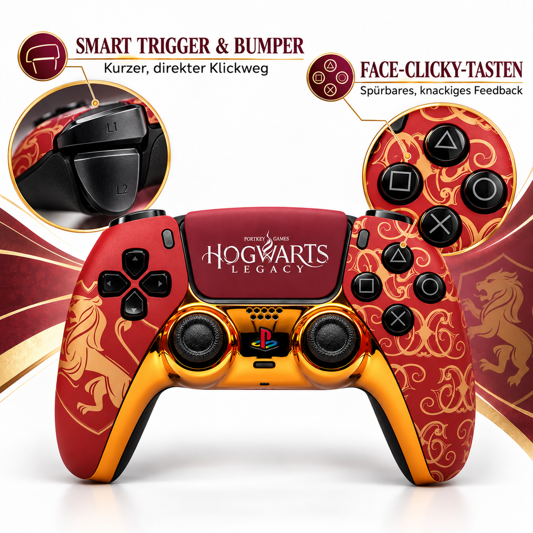 Crimson Crest – Custom Controller mit TMR Sticks &amp; Smart Trigger