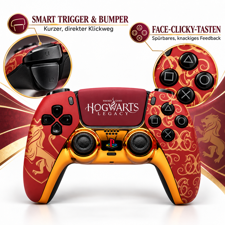 Crimson Crest – Custom Controller mit TMR Sticks &amp; Smart Trigger