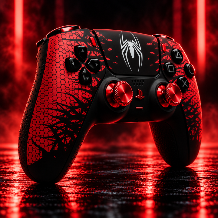 Crimson Web – Custom Controller mit TMR Sticks, Clicky Buttons &amp; Smart Trigger