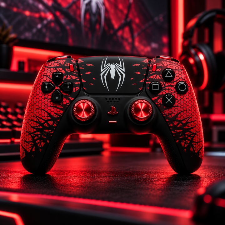 Crimson Web – Custom Controller mit TMR Sticks, Clicky Buttons &amp; Smart Trigger
