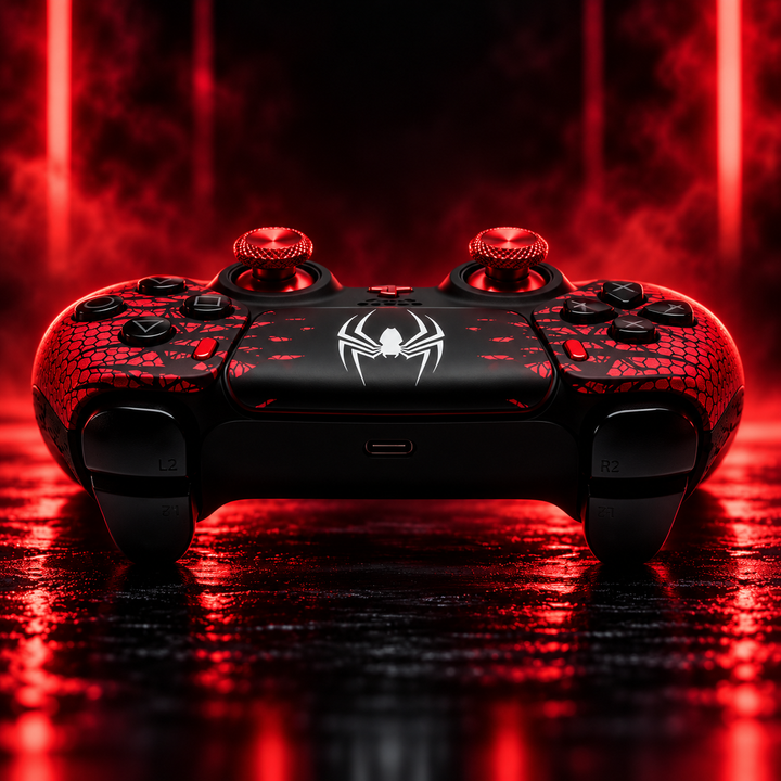Crimson Web – Custom Controller mit TMR Sticks, Clicky Buttons &amp; Smart Trigger