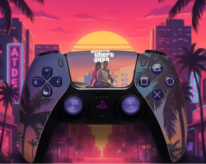 PS5 Controller Spezial Design GTA / FPS