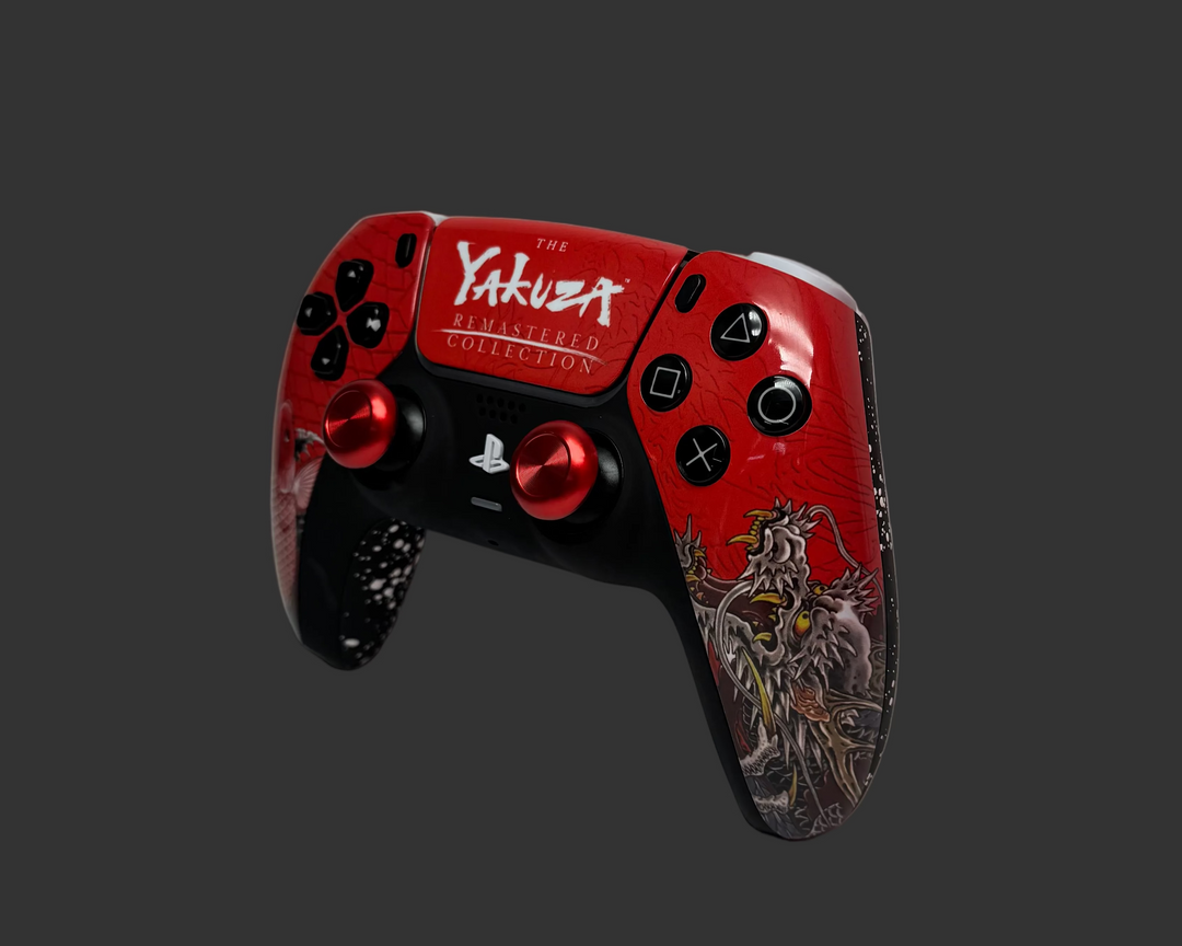 PS5 Controller Spezial im Jakuza Design / FPS