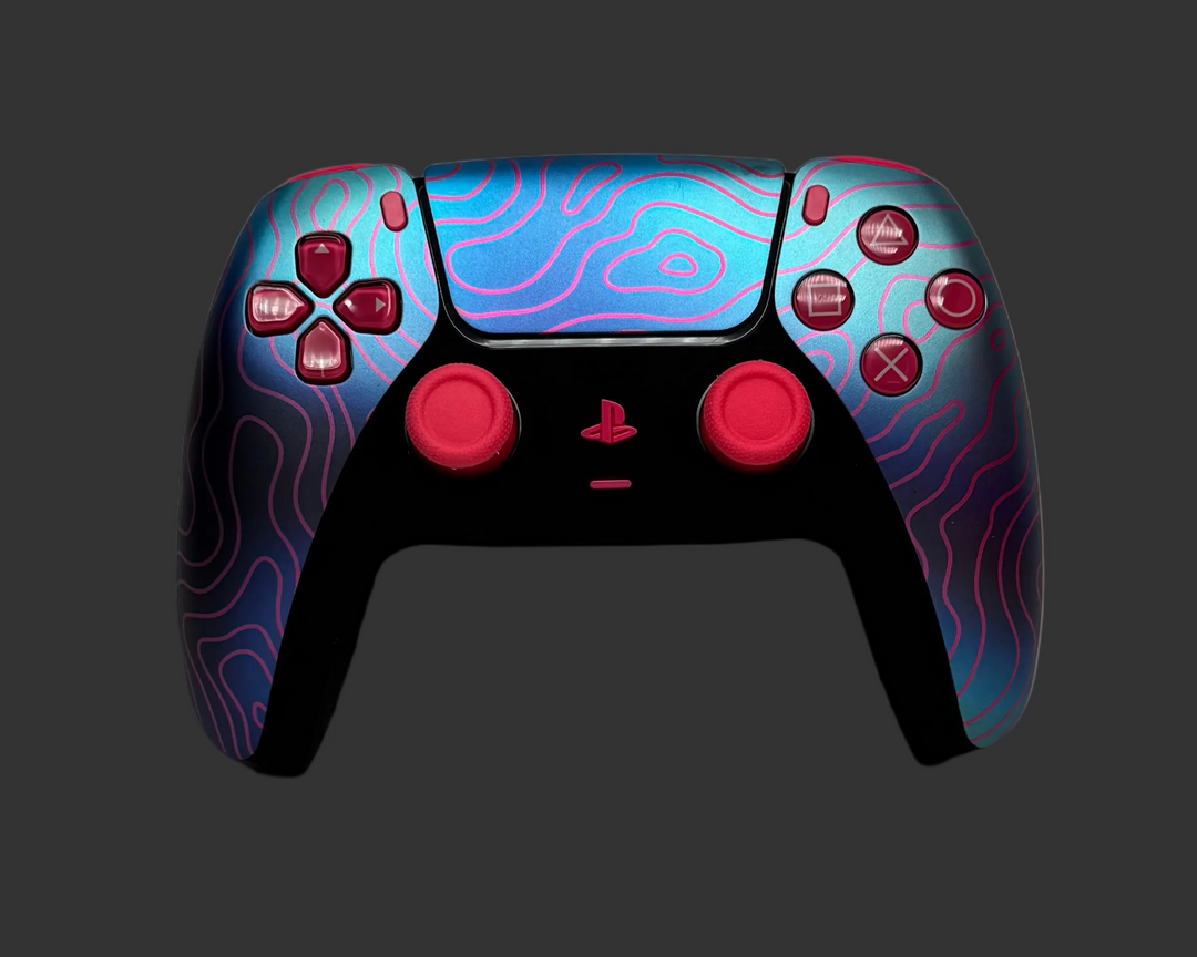 PS5 Controller im Design Damascus / FPS