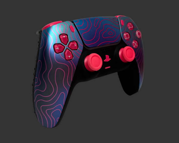 PS5 Controller im Design Damascus / FPS
