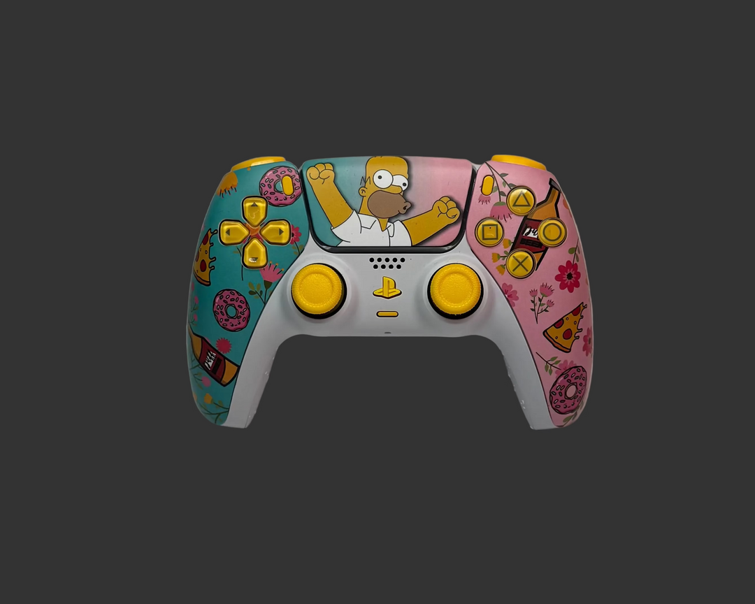 PS5 Controller Spezial im Simpson Design / FPS