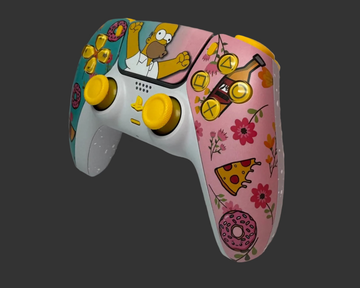 PS5 Controller Spezial im Simpson Design / FPS