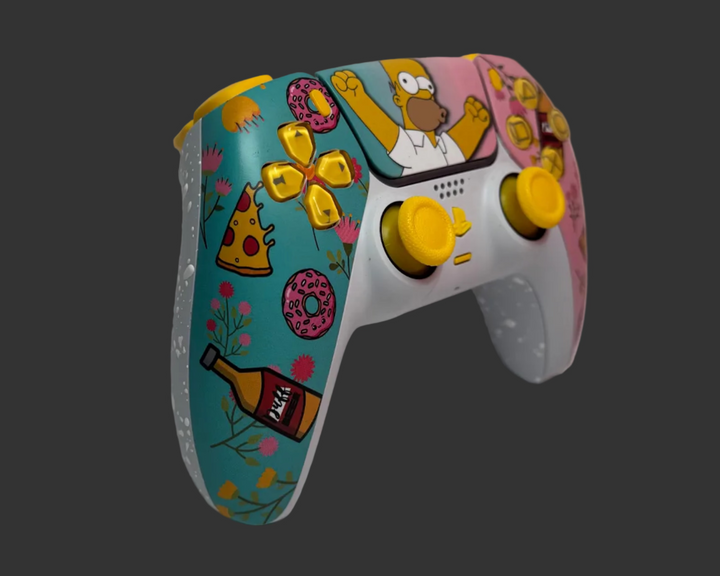 PS5 Controller Spezial im Simpson Design / FPS