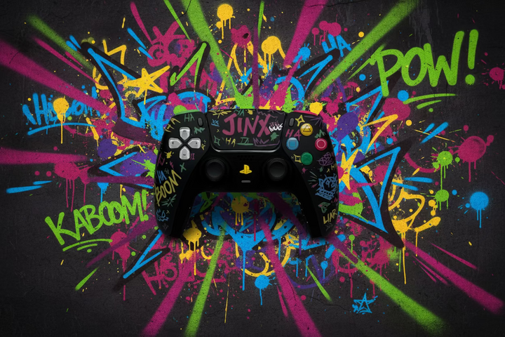 PS5 Controller Spezial im Jinx Design / FPS