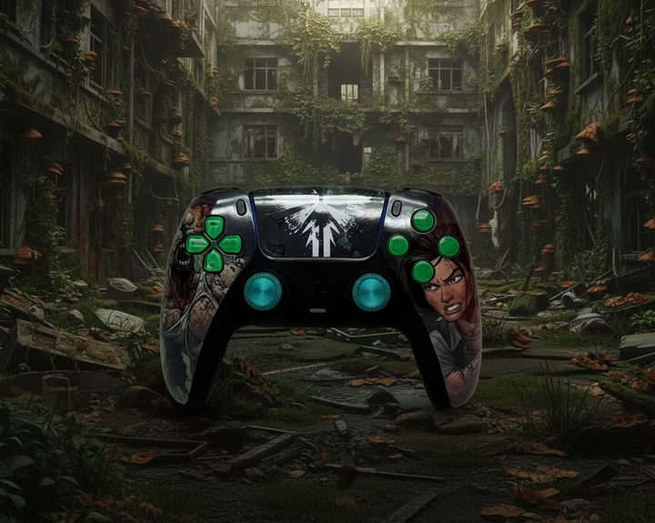PS5 Controller im LAST OF US Design / FPS
