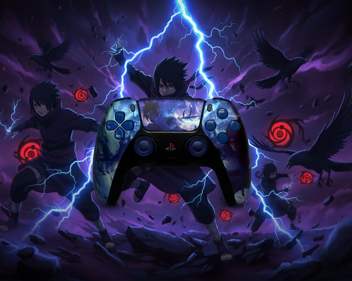 PS5 Controller im Sasuke Design / FPS