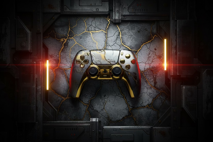 PS5 Controller im Marmor Design / FPS