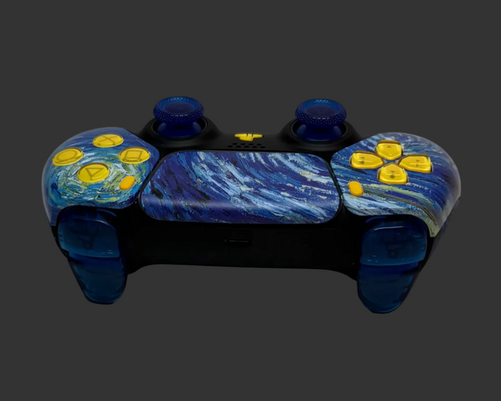 PS5 Controller im Golden Van Goch Design / FPS
