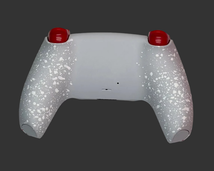PS5 Controller im White Splatter Design / FPS