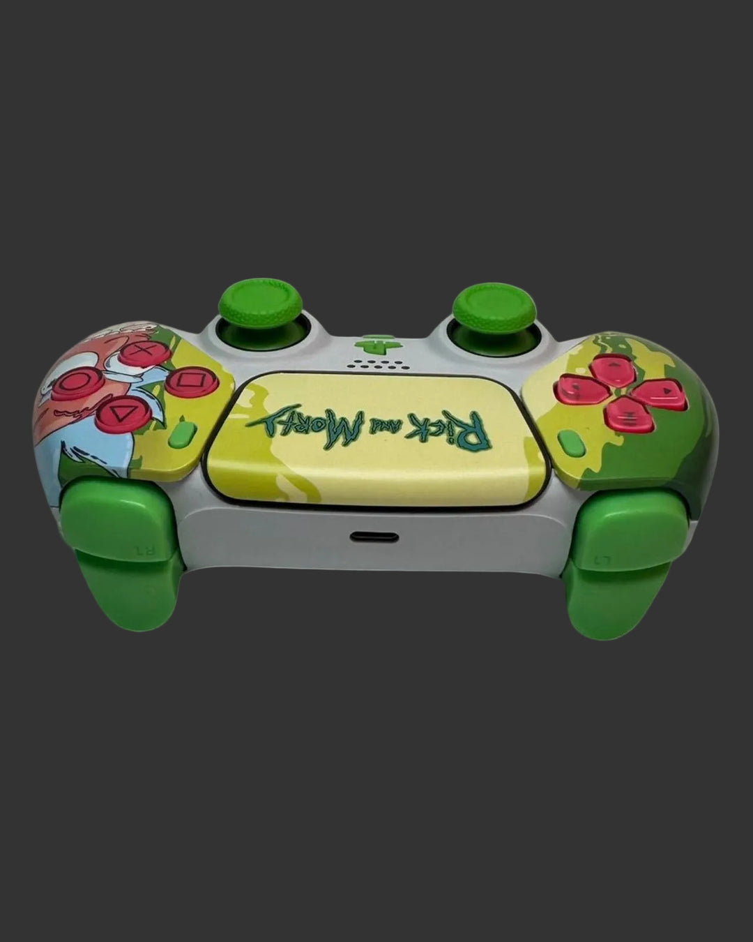 PS5 Controller Spezial Design Rick and Morty