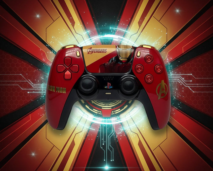 PS5 Controller Spezial Design Iron Man  / FPS